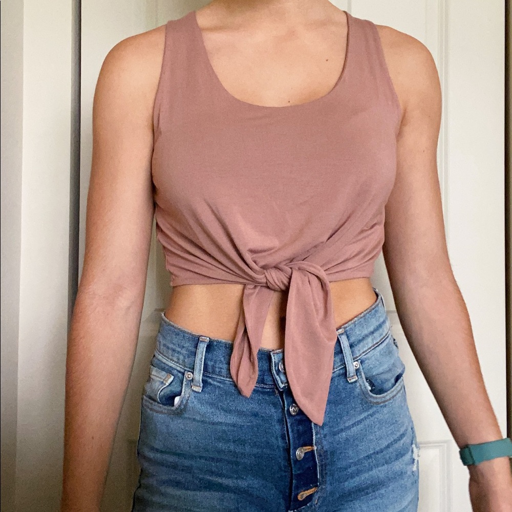 Babaton Pink Crop Top